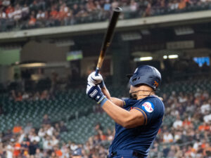 Houston Astros hosted George Springer and the Toronto Blue Jays at Minute Maid Park