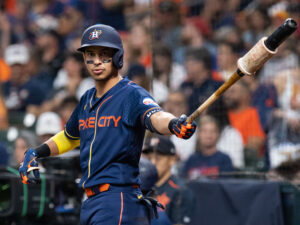 Houston Astros hosted George Springer and the Toronto Blue Jays at Minute Maid Park