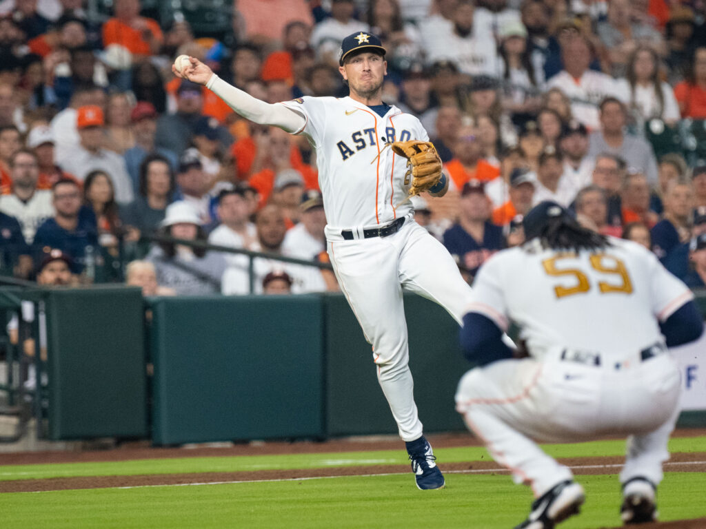 Houston Astros third baseman Alex Bregman is a defense difference maker. (Photo by F. Carter Smith)