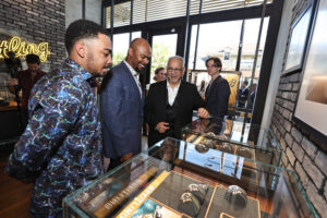 The opening of The Woodlands' new Breitling store drew a crowd. (Photo by Bob Levey/Getty Images for Breitling)