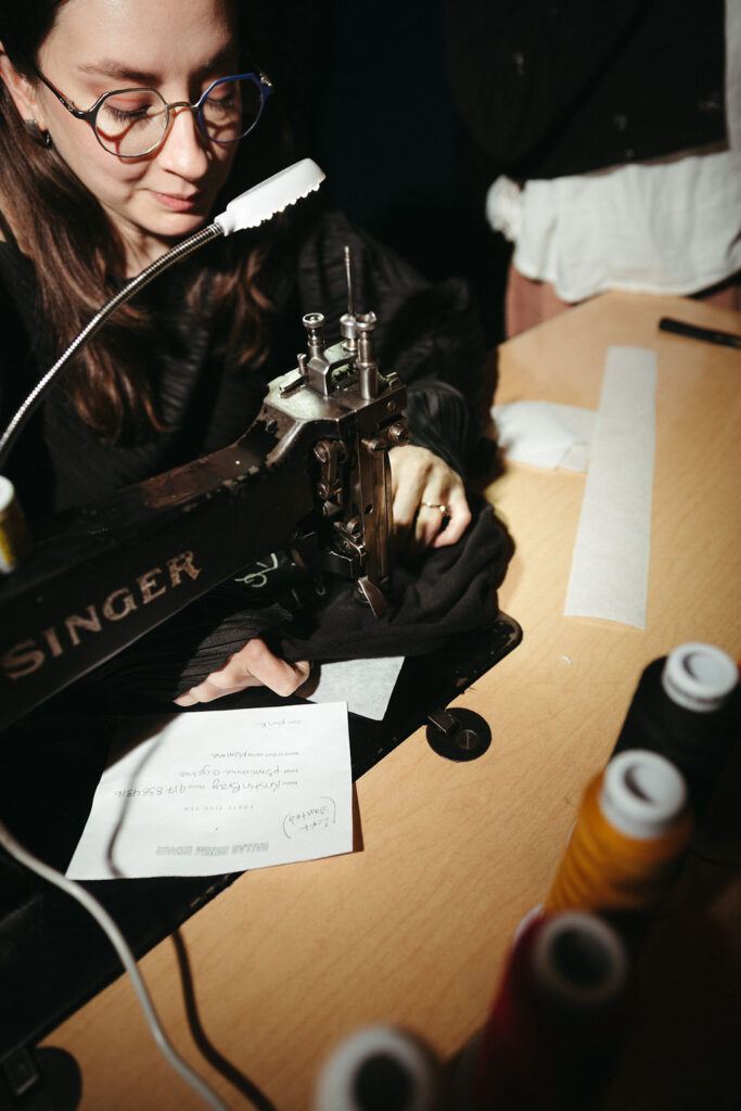 Belinda Barbosa of Dallas Denim Repair - Custom Embroidery (Photo by Rebecca Patton, Beckley & Co.)