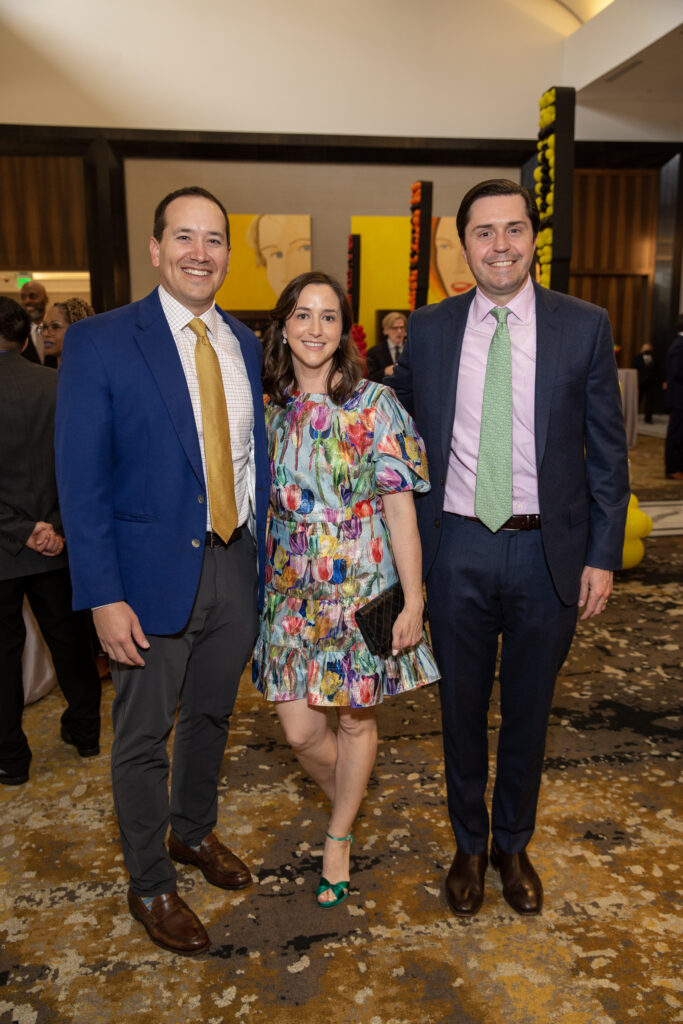 Brian & Ashlie Salazar, John Walsh at the Communities in School 'Stay in School' gala (Photo by Jenny Antill)