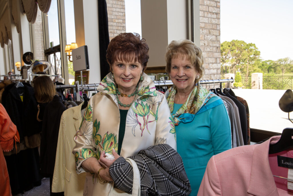 Carol Sharpe, Jane Wise at the Salvation Army Women's Auxiliary Reflections of Style luncheon  (Photo by Jenny Antill)