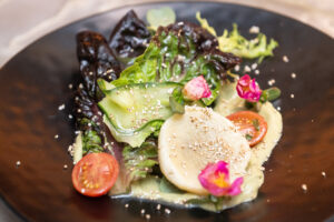 Chef Hugo Ortega and Dancer Rafaela Henrique’s Artichoke and Asparagus Salad; Photo by Wilson Parish