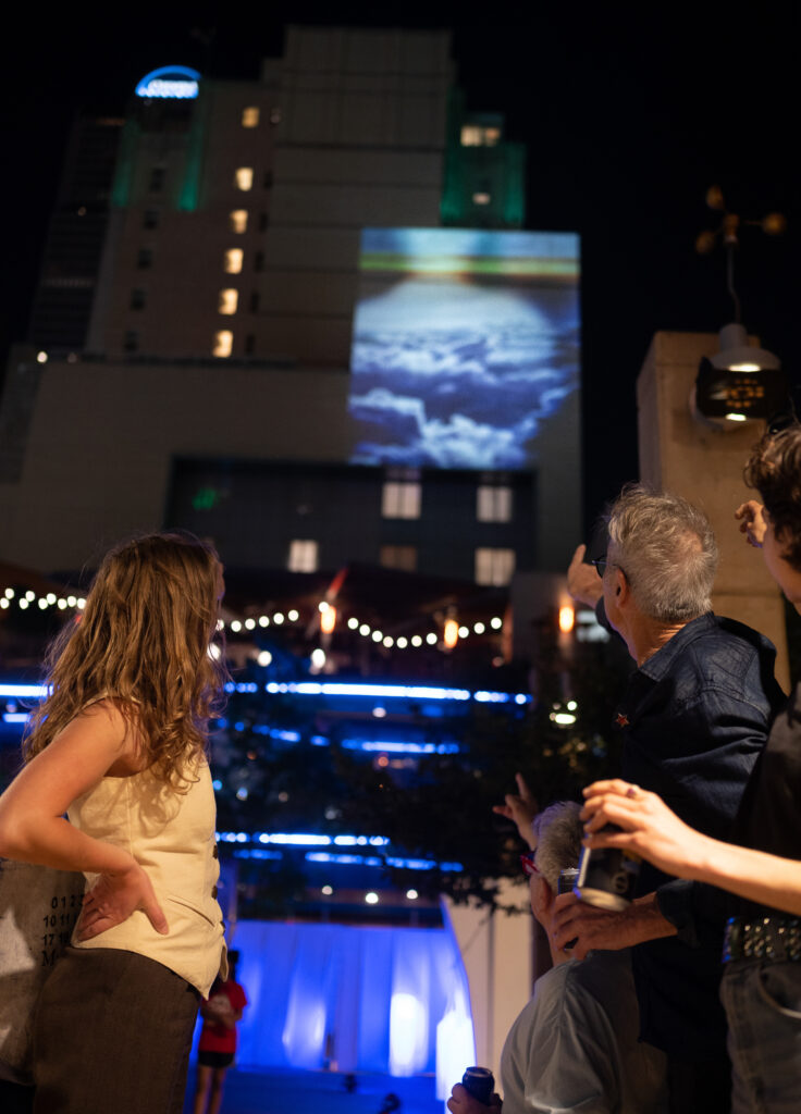 Video Art Nights (VAN) is a curated video art program that merges art, technology and the public realm.