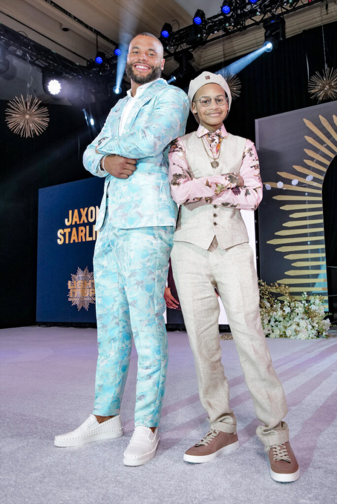 Dak Prescott, Jaxon Starling (Photo by BFA and Tamytha Cameron)