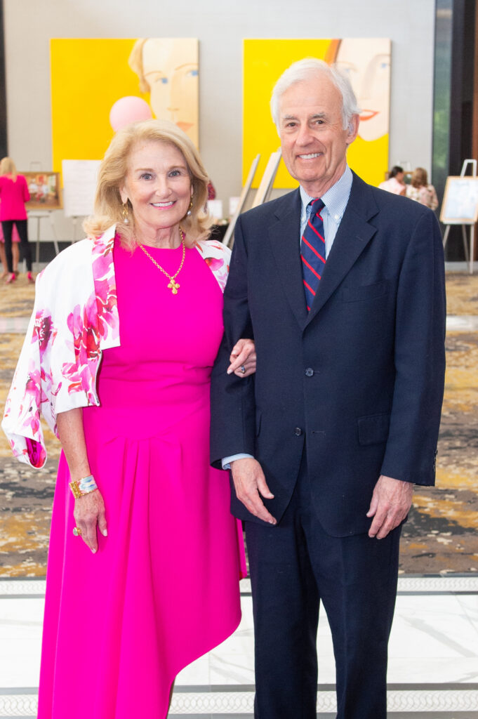 Denise Monteleone & Jim Martin at the American Cancer Society Tickled Pink luncheon (Photo by Jacob Power)