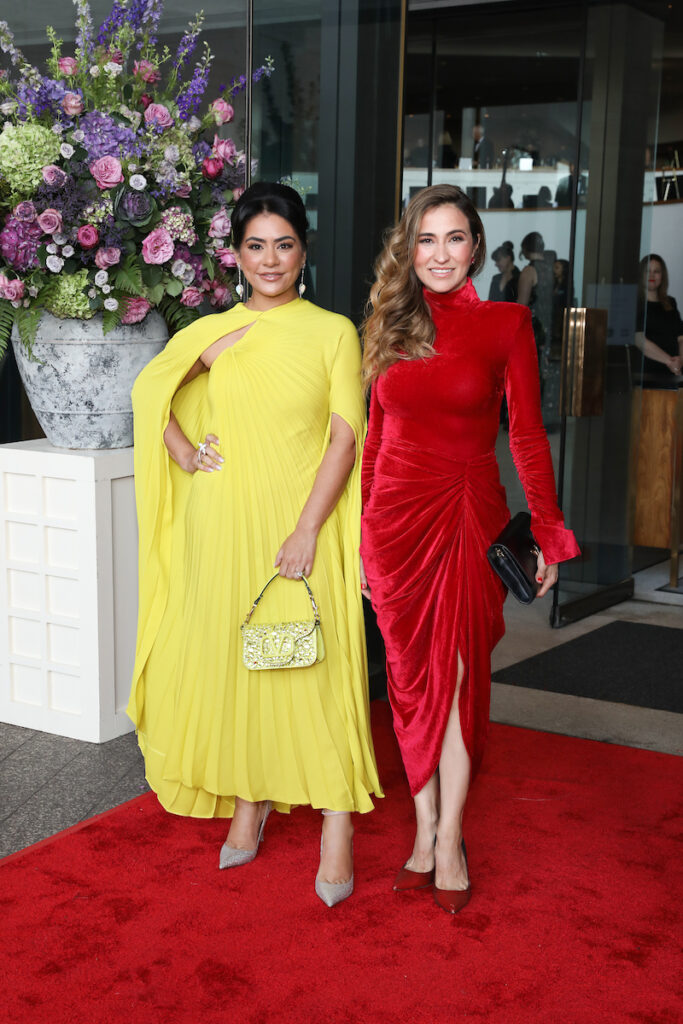Elia Gabbanelli, Alejandra de la Fuente at the Houston Symphony Wine Dinner & Collector's Auction (Photo by Priscilla Dickson)