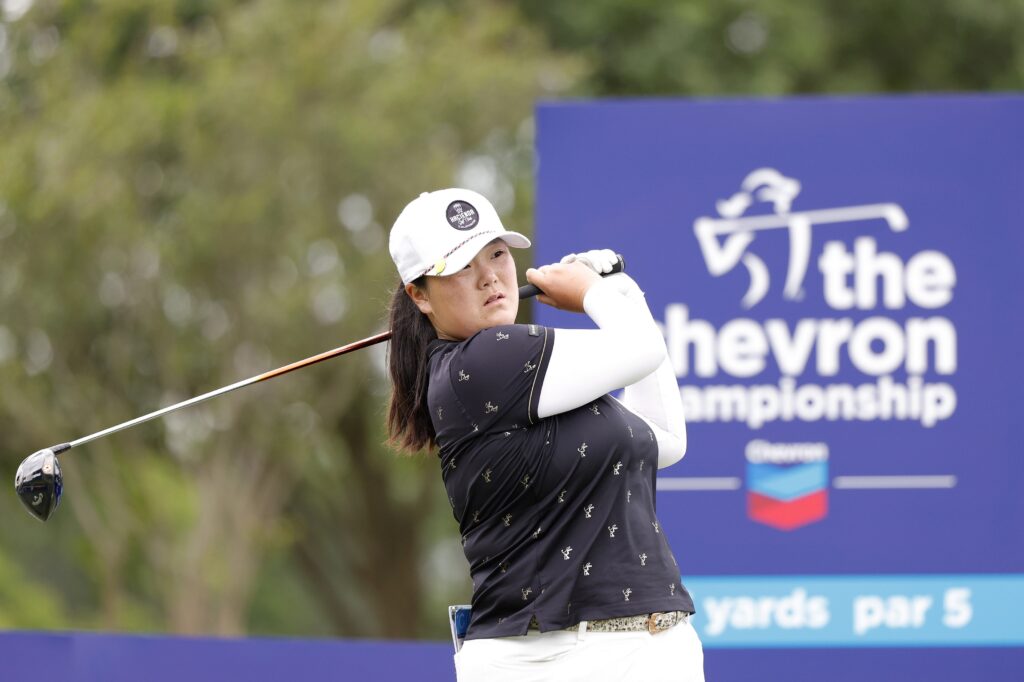 Angel Yin lost in a playoff at the Chevron Championship. (Photo by Carmen Mandato/Getty Images)