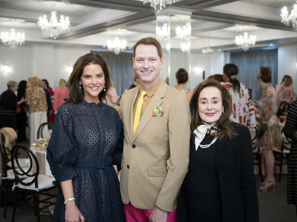Ann Ayre, Brian McCulloch, Betty Tutor  at the Houston Symphony League's "Conversation With Houston Icons." (Photo by Daniel Ortiz)