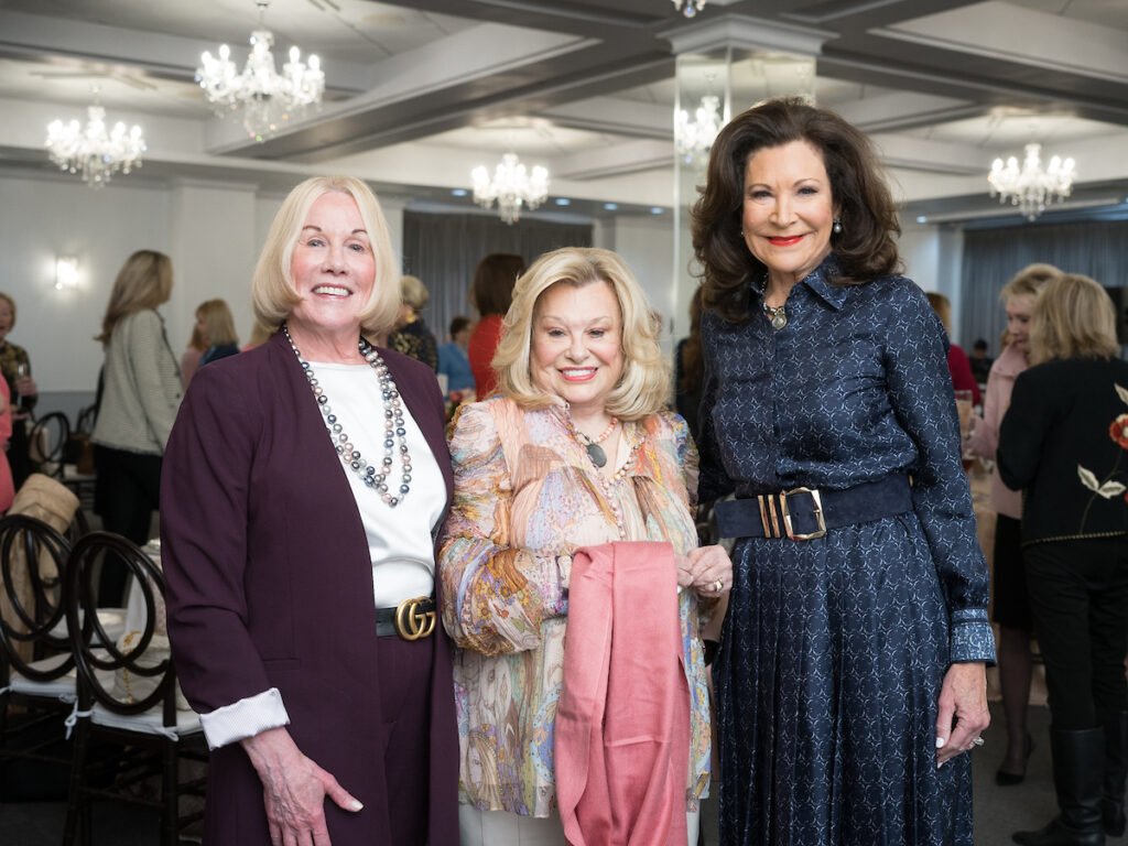 Elsie Eckert, Sidney Faust, Betty Hrncir at the Houston Symphony League's "Conversation With Houston Icons." (Photo by Daniel Ortiz)