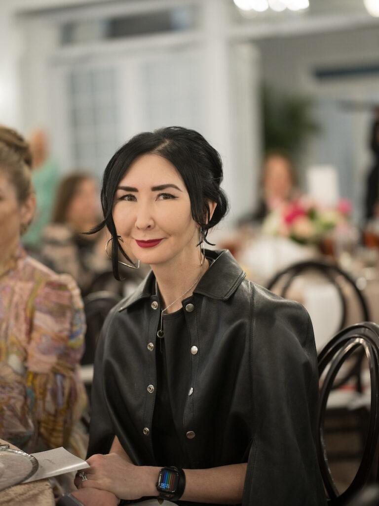 Carrie Brandsberg-Dahl at the Houston Symphony League's "Conversation With Houston Icons." (Photo by Daniel Ortiz)
