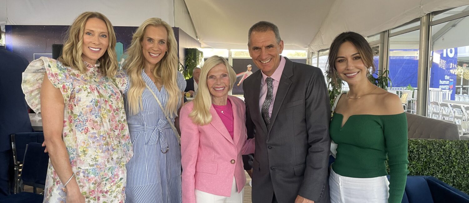 Amy Torres, Missy Herndon, Ann Snyder, Palmer Buck and Elvira Graham made the scene at the Rolls-Royce Chevron Championship event.