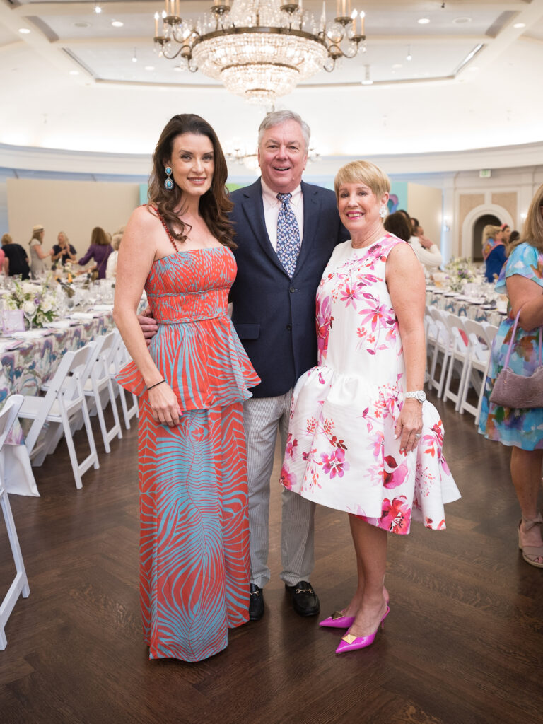 Jordan Seff, Norman & Donna Lewis at the River Oaks Country Club tennis tournament luncheon. (Photo by Daniel Ortiz)