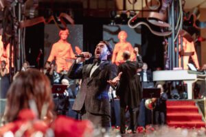 Tenor Jonathan Tetelman brought down the house at the Houston Grand Opera Ball. (Photo by Katy Anderson)