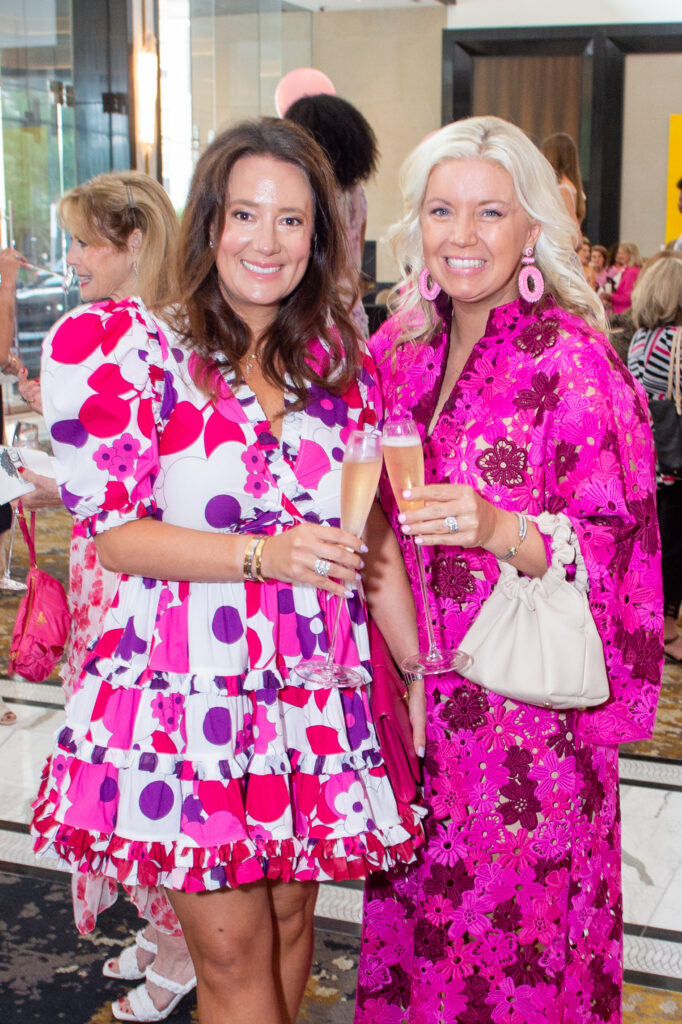 Kellen Sandoz, Sarahbeth Pipkin at the American Cancer Society Tickled Pink luncheon (Photo by Jacob Power)