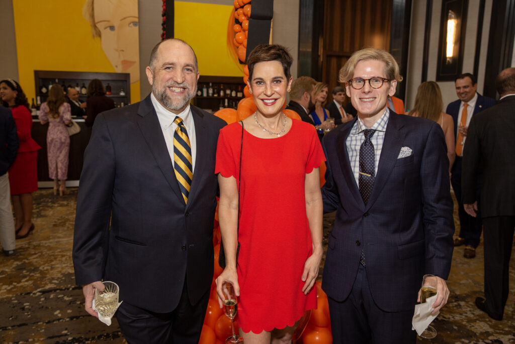 Kirk Kveton, Allison Gower, Daniel Irion at the Communities in School 'Stay in School' gala. (Photo by Jenny Antill)