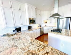 The kitchen at 3 Waterway Court, Unit 4C