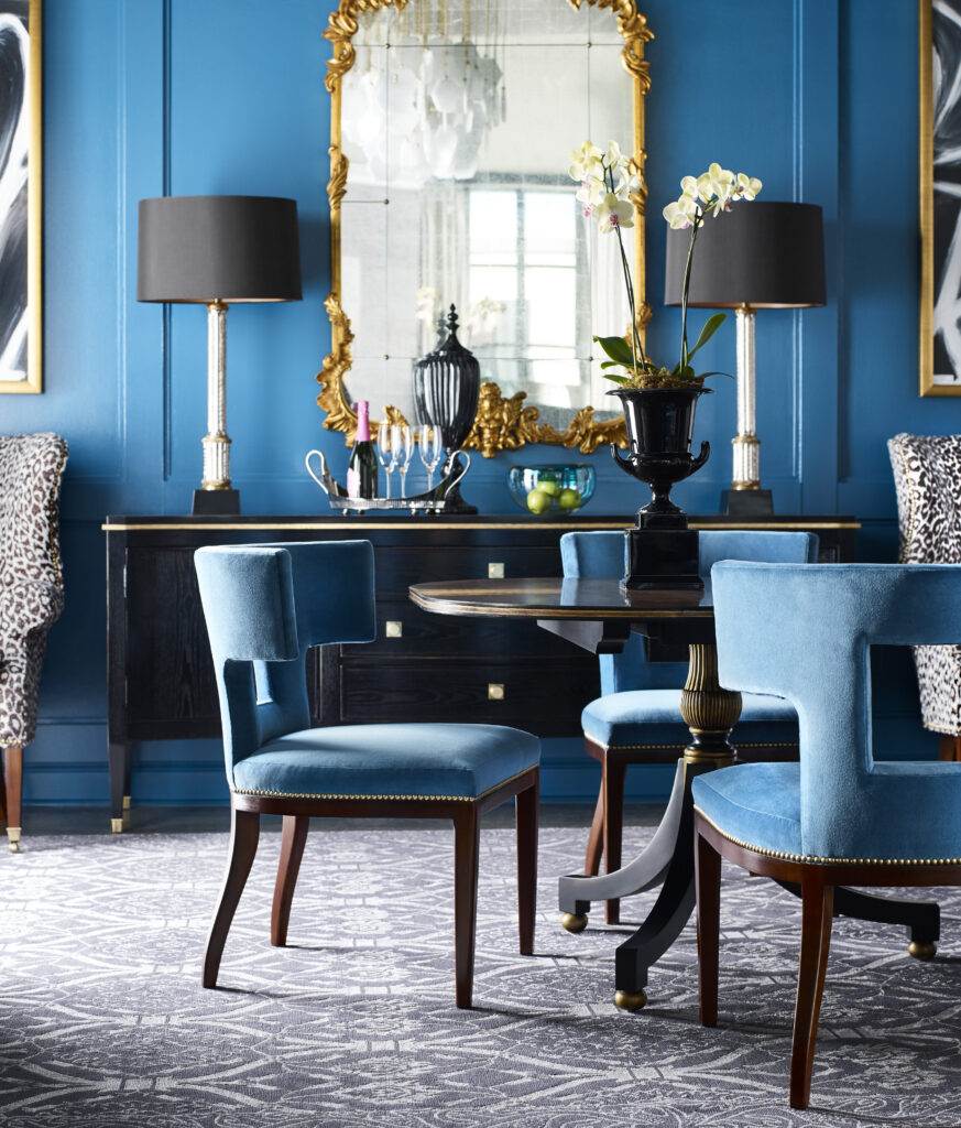 From furniture to accents, bold color never fails to make a statement.