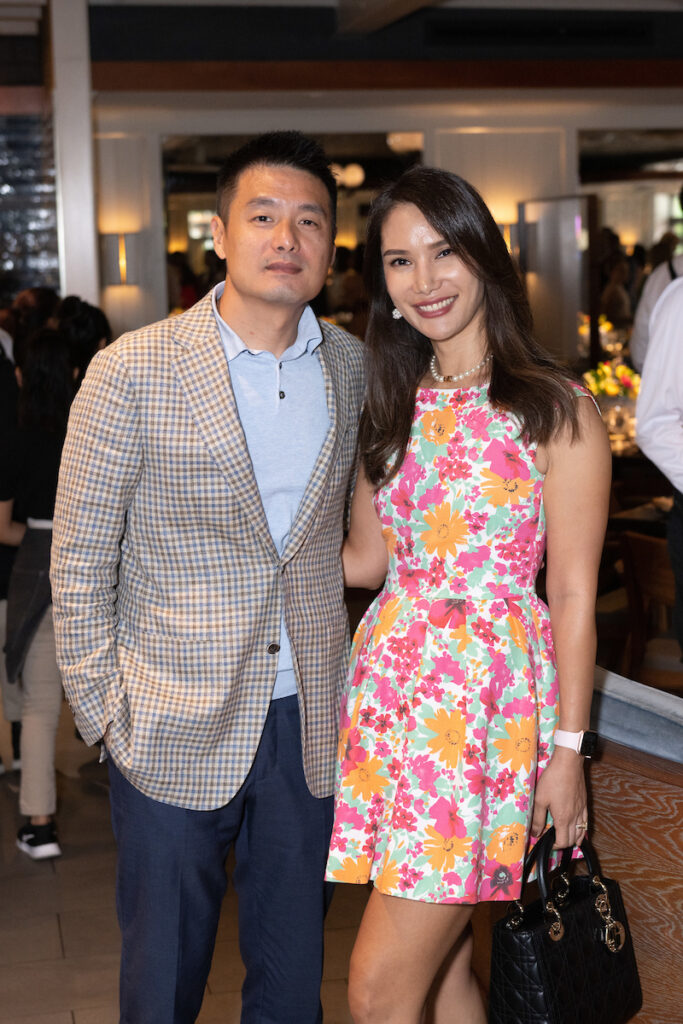 Mike & Jennifer Chou at Houston Ballet's Raising the Barre dinner fundraiser.  (Photo by Wilson Parish)