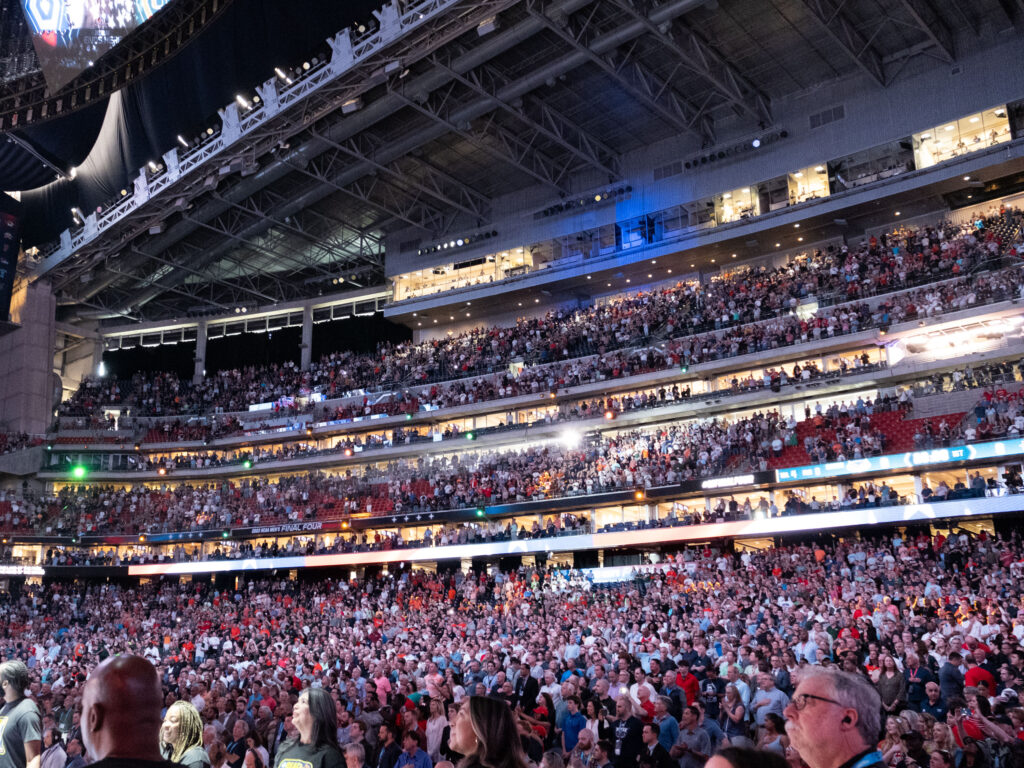 The Final Four is back in Houston and it's quite the scene. (Photo by F. Carter Smith)