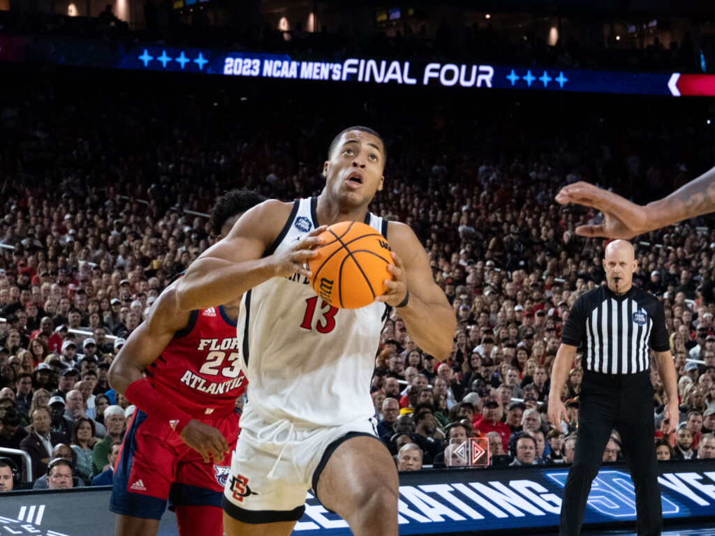 Kinkaid School graduate Jaedon LeDee is a vital player for San Diego State. (Photo by F. Carter Smith)