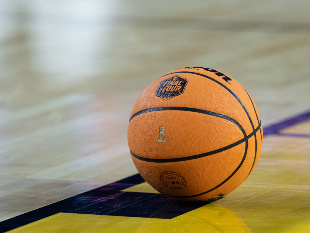The Final Four requires a signature basketball. (Photo by F. Carter Smith)