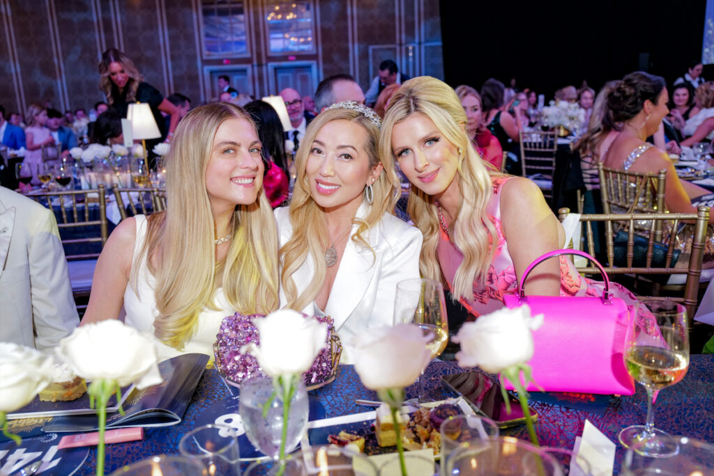 Olya Sinitsyna, Tina Craig, Nicky Hilton (Photo by BFA and Tamytha Cameron)