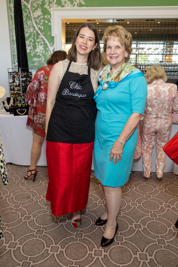 Sara Zachary, Jane Wise at the Salvation Army Women's Auxiliary Reflections of Style luncheon  (Photo by Jenny Antill)