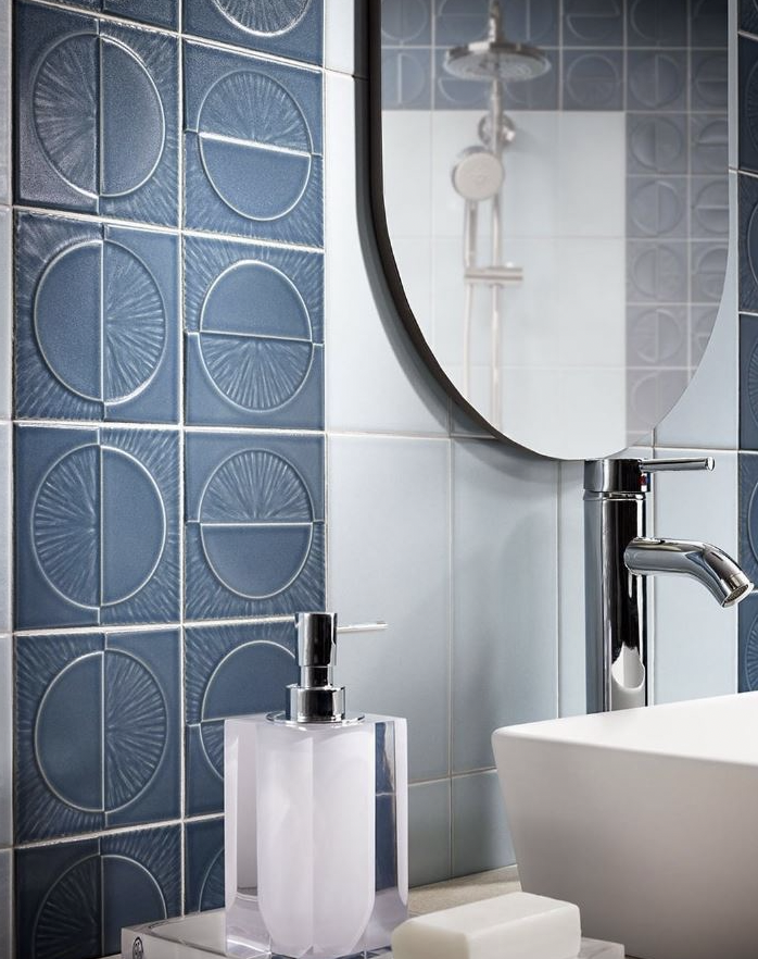 “We’re seeing a lot of blues and greens as a trend,” says Daniela Acosta.