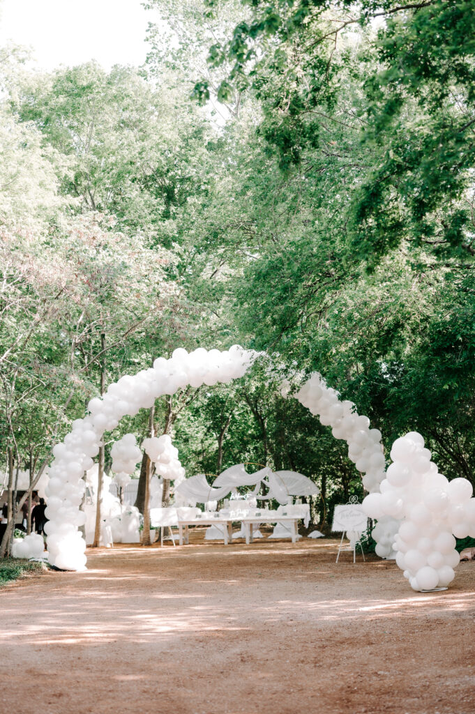These are just a few of the balloons employed in Simone Biles' fanciful wedding shower at The Juliana.  (Photo by Rachel "Rae Tay" Taylor IG @raetay_photography)