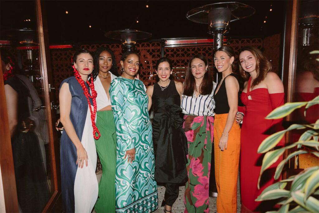 Danie Gomez, Aquia Francisco, Tanika Taylor, Karla Martinez de Salas, Luisa Babarczy, Natalie Keinan, Alejandra Bravo (Photo by Vanessa Chavez)