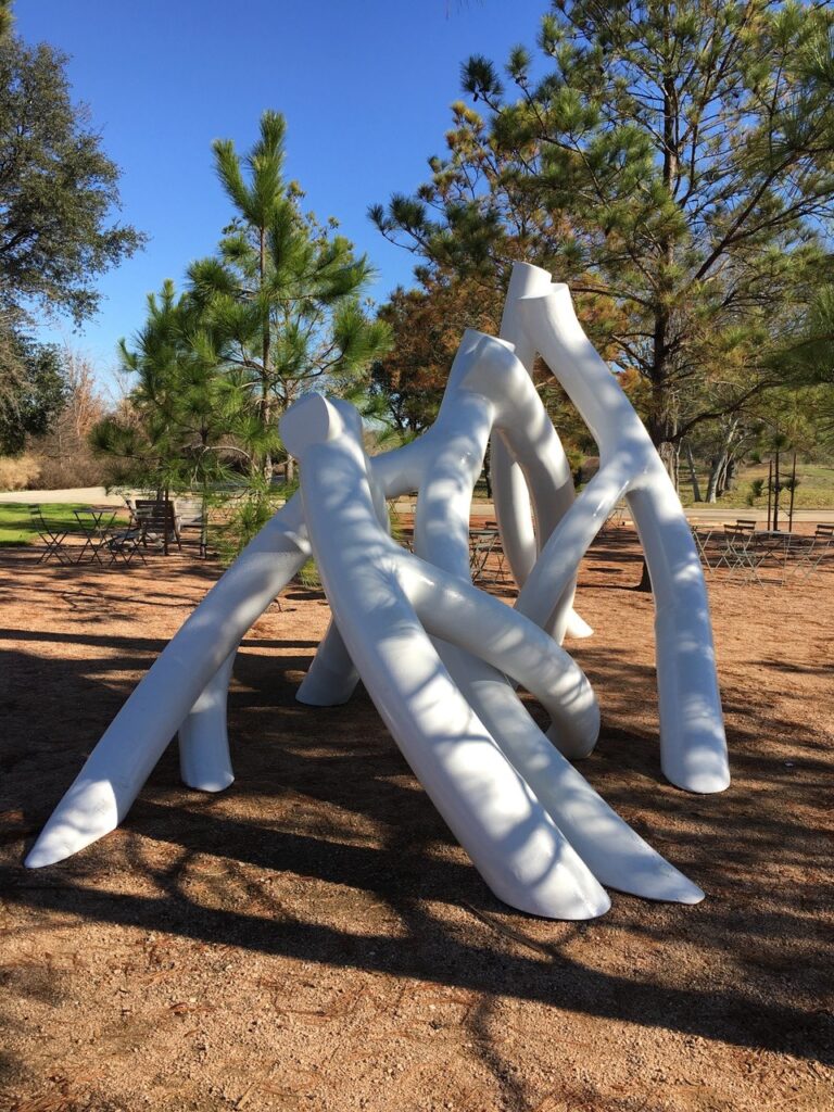 "Steelroots," 2010 at Houston Botanic Garden (Photo by Daisuke Shintani)