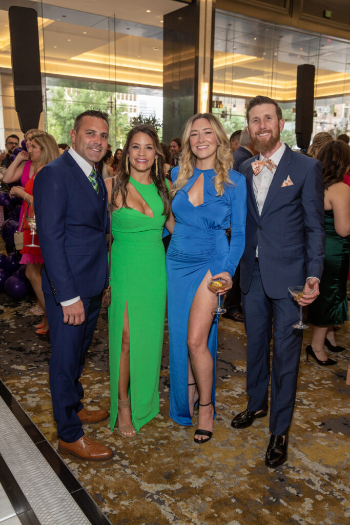 Steven & Jessica O'Connor, Casey & Eric Powell at the Communities in School 'Stay in School' gala. (Photo by Jenny Antill)