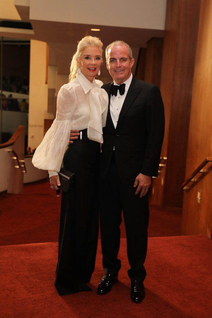 Tena & Tyson Faust at the Houston Symphony Wine Dinner & Collector's Auction (Photo by Priscilla Dickson)
