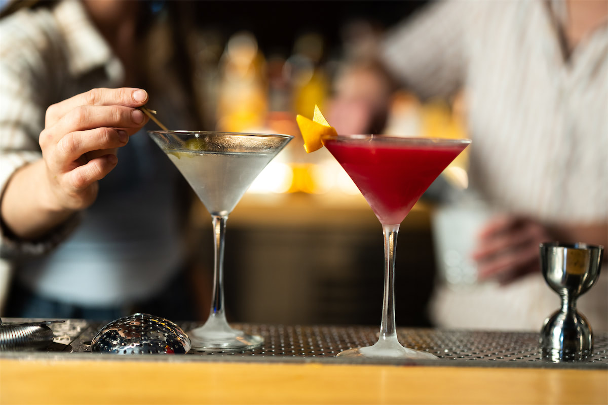 Tina's Continental, an intimate martini bar, is now open in Deep Ellum. (Photo by Kathy Tran)