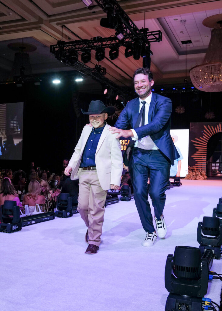 Tony Romo, Ricardo Guerra (Photo by BFA and Tamytha Cameron)