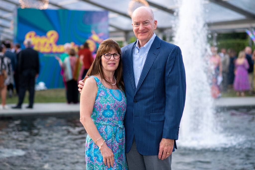 Tonya & Dr. David Callender at Memorial Hermann Foundation's Good Vibrations gala at Hermann Park. (Photo by Michelle Watson)