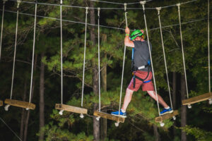 Night climbs offer different ways to see nature and climb at TreeVentures.