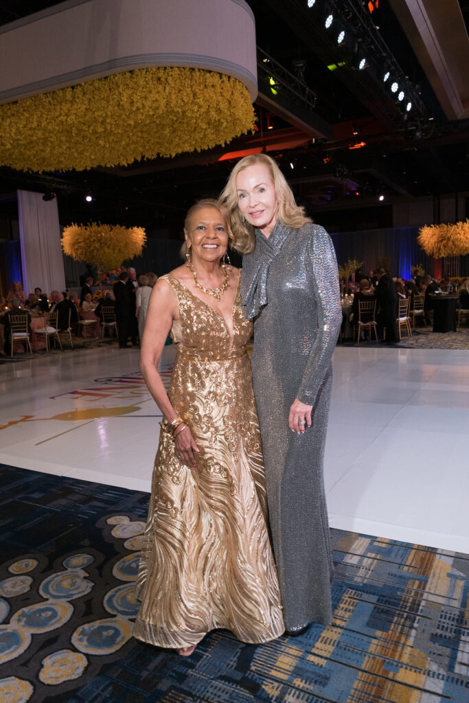 Dr. Yvonne Cormier, Alice Mosing at the Memorial Hermann Foundation 'Walking on Sunshine Gala' spotlighting Life Flight  (Photo by Daniel Ortiz)