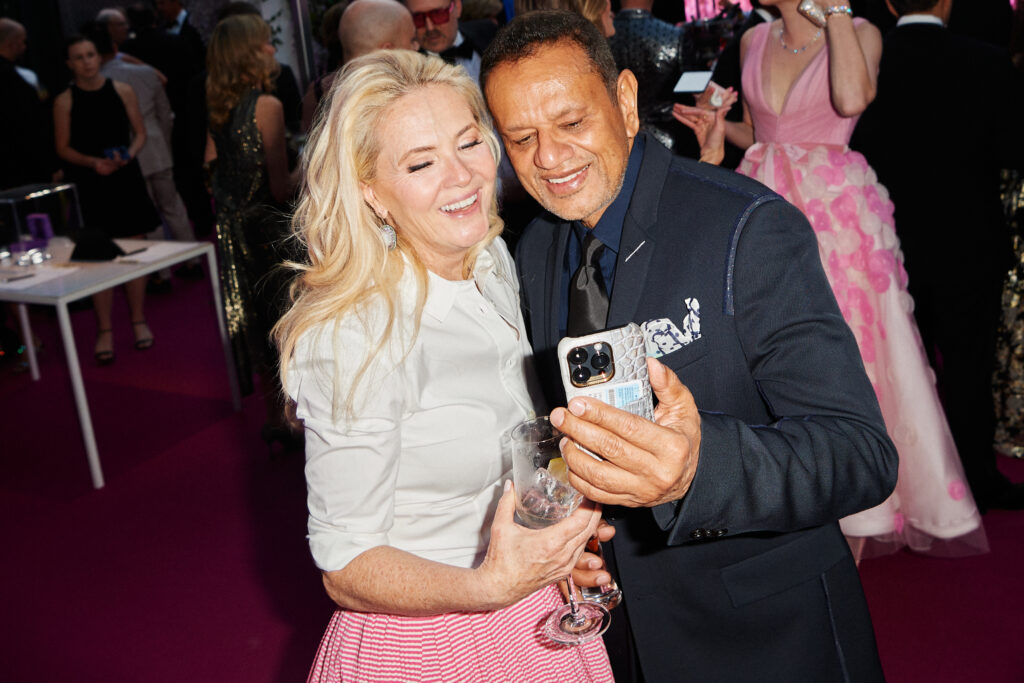 Cornelia Guest, Naeem Khan (Photo by Bruno Snap The Picture, Kaitlin Saragusa, BFA)