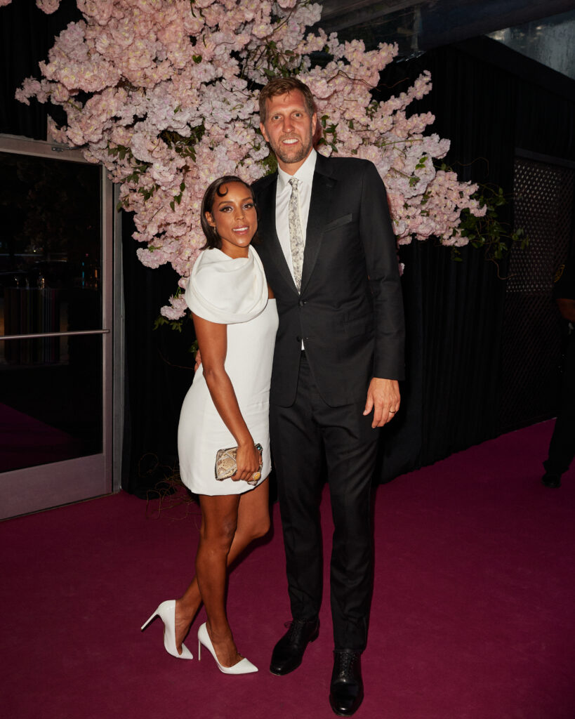 Jessica & Dirk Nowitzki (Photo by Bruno Snap The Picture, Kaitlin Saragusa, BFA)