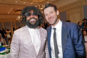 Zeke Elliot and Tony Romo (Photo by BFA and Tamytha Cameron)