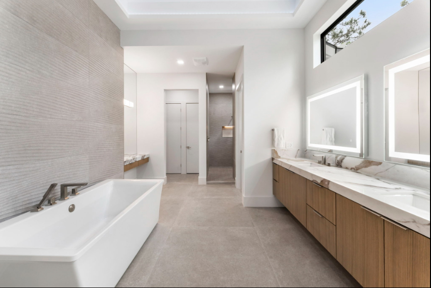 The bathroom in this Woodlands house is next level.