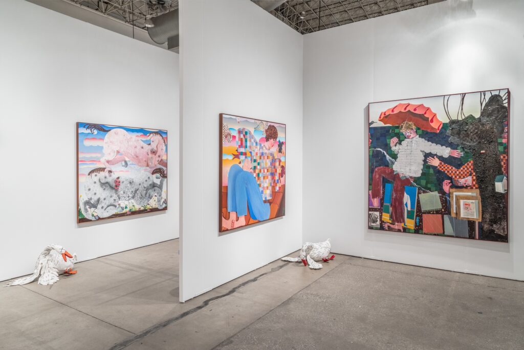 Installation view of Pieter Jennes, Expo Chicago (April 13 - 16, 2023), Nino Mier Gallery. 