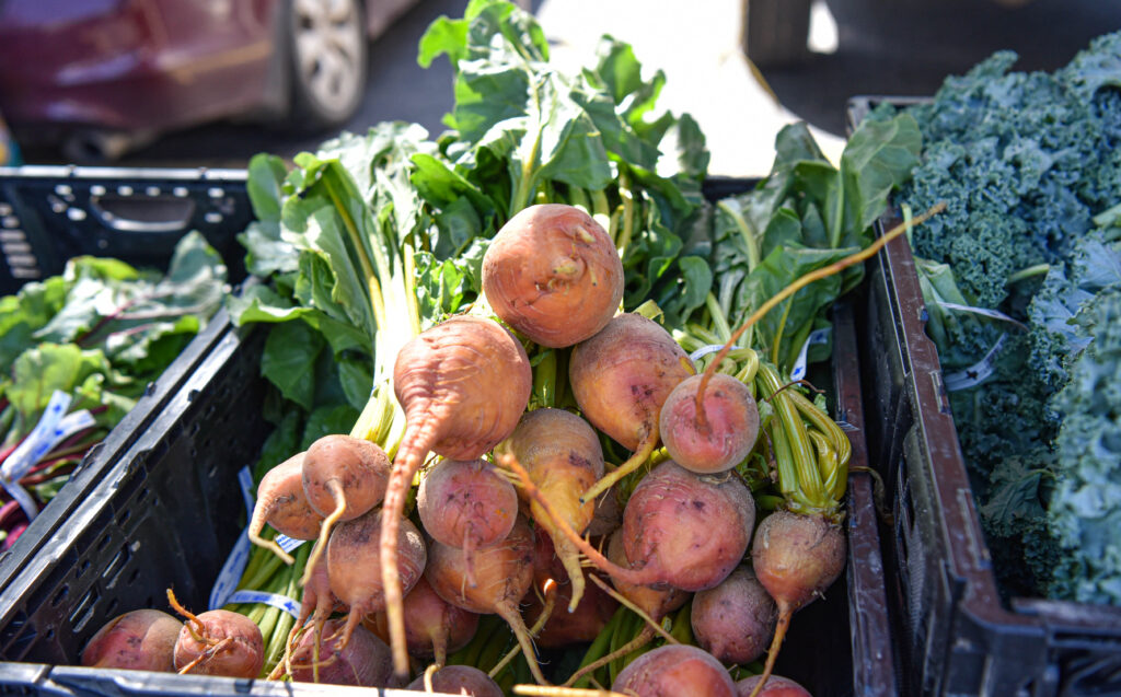 The Woodlands Farmer's Market at Grogan’s Mill every Saturday morning is a gathering of local purveyors, farmers, and artisans showcasing their wares.  Photo by Jessica T. Payne