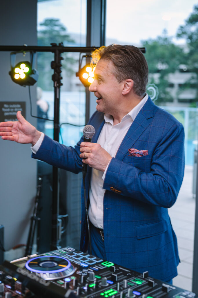 PaperCity Digital President Chad Miller  at the launch party for PaperCity The Woodlands (Photo by Johnny Than)