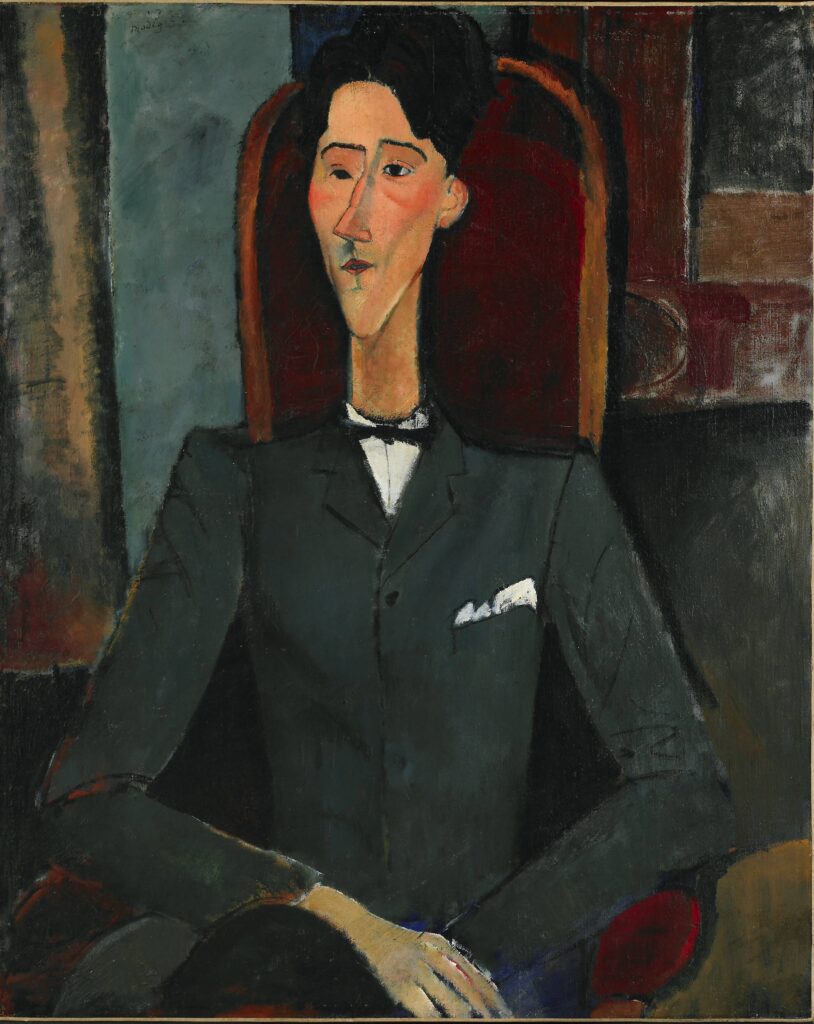 Amedeo Modigliani, Jean Cocteau, 1916, oil on canvas, the Henry and Rose Pearlman Foundation, on loan to the Princeton University Art Museum. Photograph: Bruce M. White