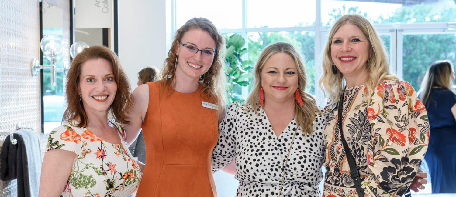 Pamela O'Brien, Talyiah Davenport, Heather Tiso and Karen Ashcraft made the scene at the Reece Bath+Kitchen opening party.