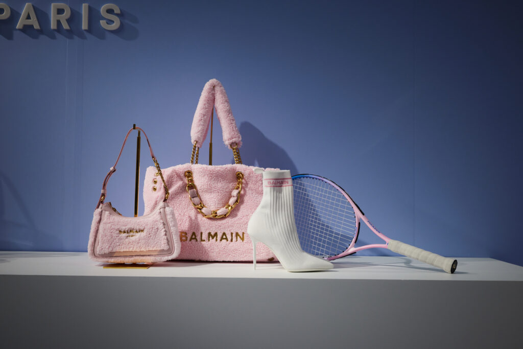 Balmain handbags and shoes from the exclusive Summer Set collection (Photo by Jonathan Zizzo) 